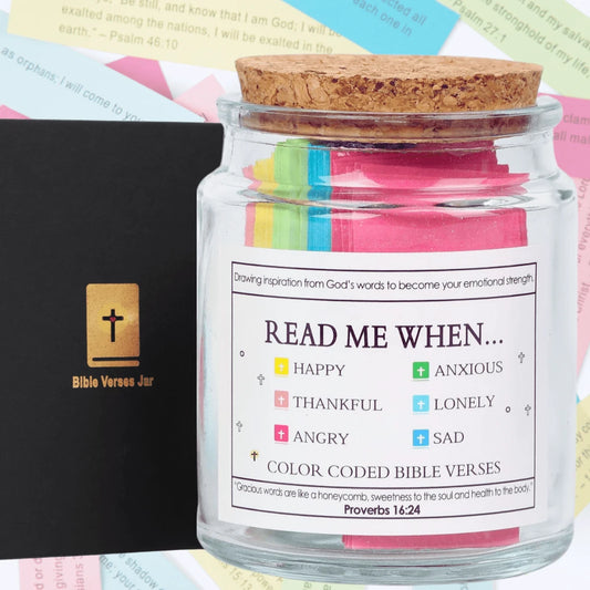 Hand Made Bible Verse Jar. Make God's Word Part Of Your Everyday.