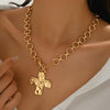 Hammered Cross Pendant