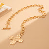 Hammered Cross Pendant