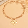 Hammered Cross Pendant